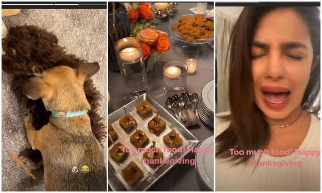 Priyanka shared a lot of clips of food. Priyanka shared a lot of clips of food.