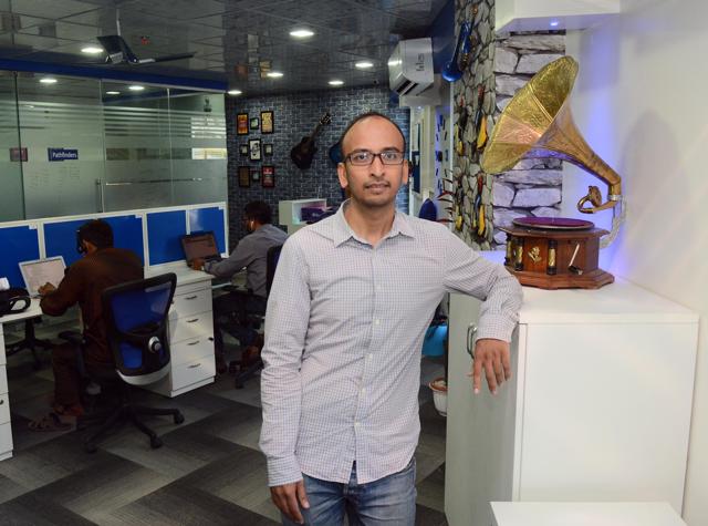 Manoj Bora, founder, Co-Work Studio (Shankar Narayan/HT PHOTO)