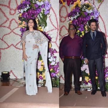 Anil Kapoor at the reception. (Varinder Chawla) Anil Kapoor at the reception. (Varinder Chawla)