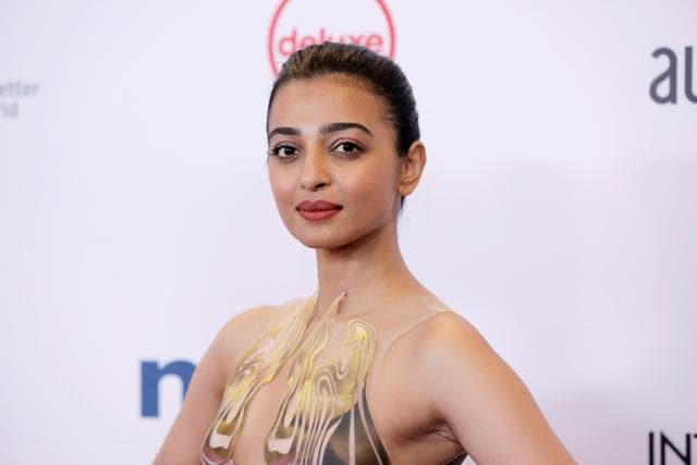 Indian actor Radhika Apte arrives for the 47th International Emmy Awards in New York City. (REUTERS) Indian actor Radhika Apte arrives for the 47th International Emmy Awards in New York City. (REUTERS)