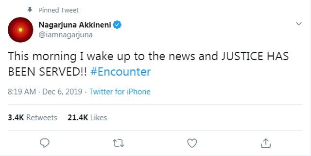 Nagarjuna Akkineni on Twitter
