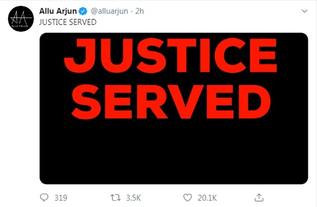 Allu Arjun on Twitter