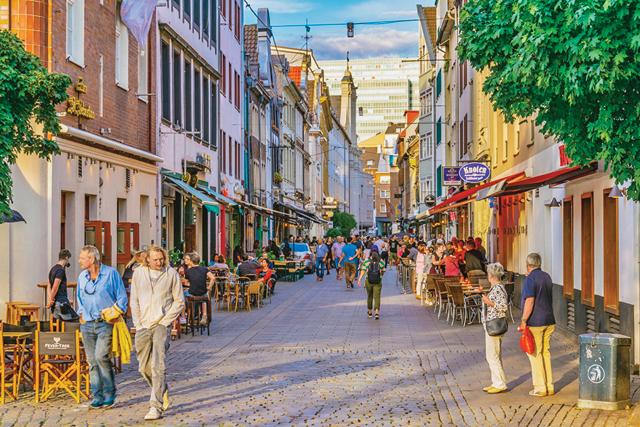 The narrow cobbled streets of Altstadt are perfect for sun walks or grabbing beer at the local pubs and breweries (Shutterstock) The narrow cobbled streets of Altstadt are perfect for sun walks or grabbing beer at the local pubs and breweries (Shutterstock)