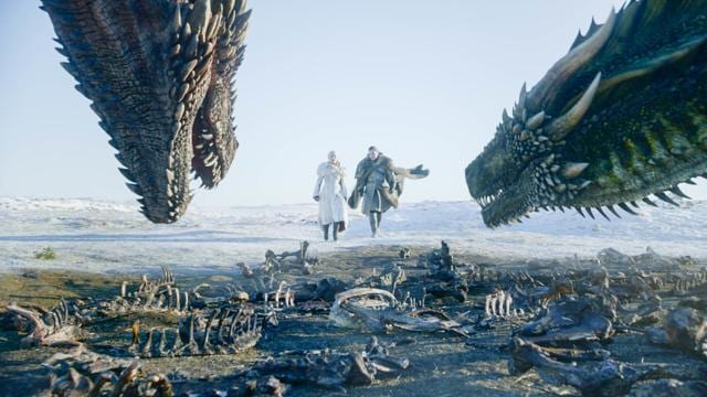 Although Kit Harington was nominated for a Golden Globe for best actor in a drama series, the final season of the series failed to get a nomination for best drama series. (HBO via AP) (AP) Although Kit Harington was nominated for a Golden Globe for best actor in a drama series, the final season of the series failed to get a nomination for best drama series. (HBO via AP) (AP)
