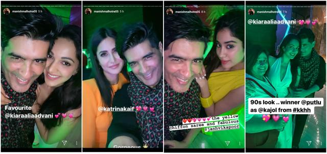 Manish Malhotra shared pictures of the party on Instagram. Manish Malhotra shared pictures of the party on Instagram.