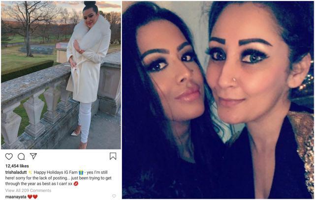 Maanayata Dutt showered love on Trishala Dutt in the comments section Maanayata Dutt showered love on Trishala Dutt in the comments section