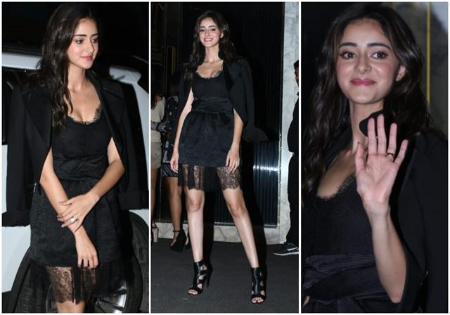 Ananya Panday at the success bash. Ananya Panday at the success bash.