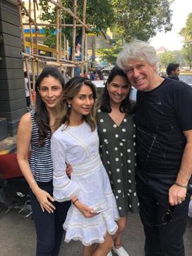 U2’s Adam Clayton at The Table with friends.