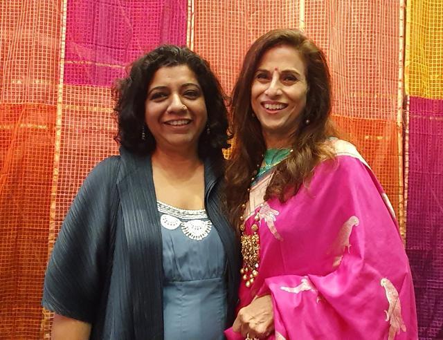 Asma Khan and Shobhaa De Asma Khan and Shobhaa De