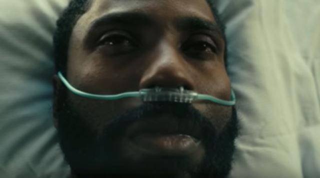 John David Washington in a still from Tenet John David Washington in a still from Tenet