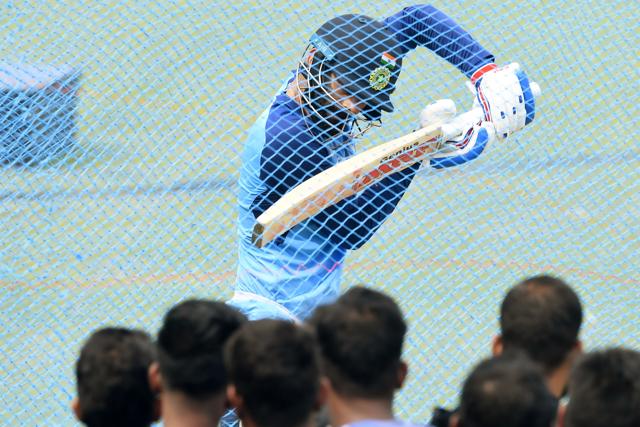 Fans watch as India captain Virat Kohli takes part in a training session. (AFP) Fans watch as India captain Virat Kohli takes part in a training session. (AFP)