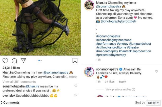 The conversation between Sona Mohapatra and Ira Khan. The conversation between Sona Mohapatra and Ira Khan.