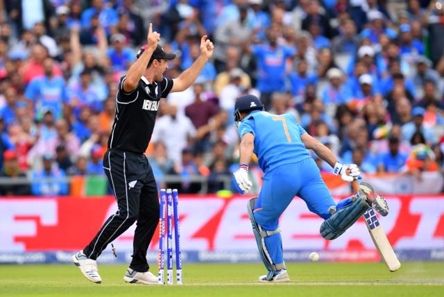 The World Cup dream ended when MS Dhoni was inches short of his crease (Getty Images) The World Cup dream ended when MS Dhoni was inches short of his crease (Getty Images)