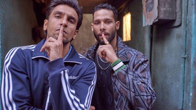Ranveer Singh and Siddhant Chaturvedi as Murad and MC Sher in a still from Gully Boy. Ranveer Singh and Siddhant Chaturvedi as Murad and MC Sher in a still from Gully Boy.
