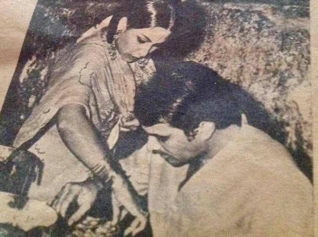 The picture of Rajesh Khanna and Anju Mahendroo shared by the latter The picture of Rajesh Khanna and Anju Mahendroo shared by the latter