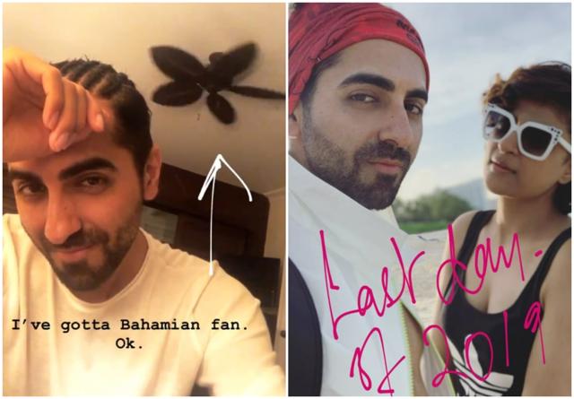 Ayushmann Khurrana will ring in the New Year with his family in the Bahamas. Ayushmann Khurrana will ring in the New Year with his family in the Bahamas.