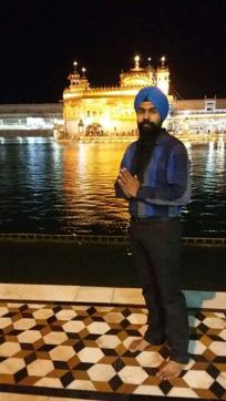 A file photo of Maninder Singh, prime suspect in the murder of nurse Sarbjit Kaur in a Chandigarh hotel. (HT Photo)