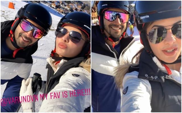 Jacqueline Fernandez shared pictures with Varun Dhawan on her Instagram stories as well. Jacqueline Fernandez shared pictures with Varun Dhawan on her Instagram stories as well.
