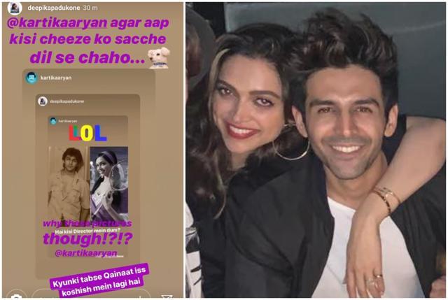 Kartik Aaryan wants to be paired opposite Deepika Padukone in a film. Kartik Aaryan wants to be paired opposite Deepika Padukone in a film.
