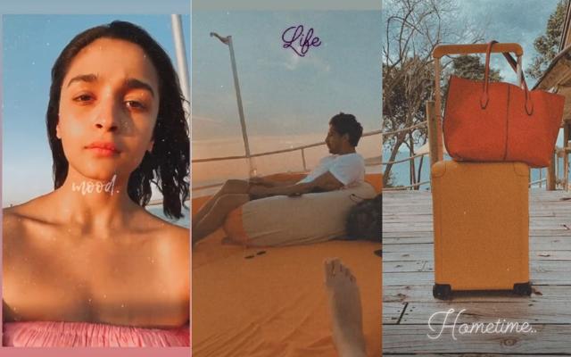 Alia Bhatt and Ayan Mukerji in a holiday mood. Alia Bhatt and Ayan Mukerji in a holiday mood.
