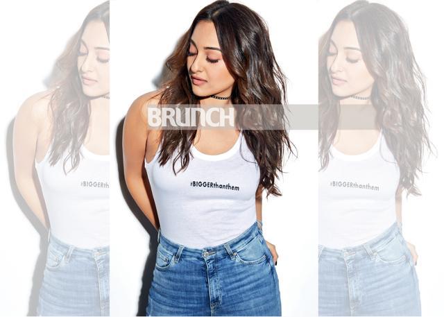 Sonakshi believes that you have to run your social media, never the other way round; Jeans, Zara (Rohan Shrestha) Sonakshi believes that you have to run your social media, never the other way round; Jeans, Zara (Rohan Shrestha)