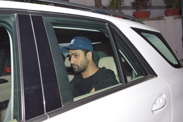 Vicky Kaushal at the dinner party. (Varinder Chawla) Vicky Kaushal at the dinner party. (Varinder Chawla)