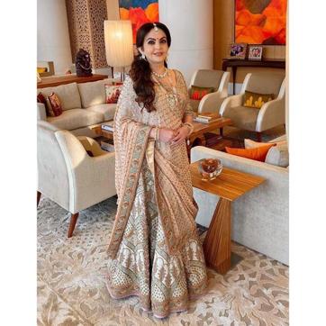Designer Tarun Tahhiliani described Nita Ambani as a ‘patron of all fine Indian art’. (Instagram/ taruntahiliani) Designer Tarun Tahhiliani described Nita Ambani as a ‘patron of all fine Indian art’. (Instagram/ taruntahiliani)