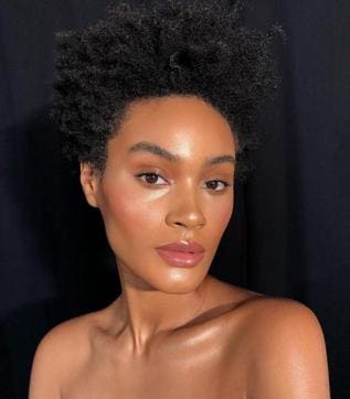 A more natural, flushed glassy approach is being taken for skin. (Instagram/ kilprity) A more natural, flushed glassy approach is being taken for skin. (Instagram/ kilprity)
