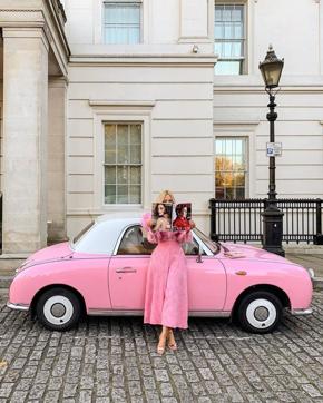 Lola with Megan Hess. (Instagram/ lepinkfigaro) Lola with Megan Hess. (Instagram/ lepinkfigaro)