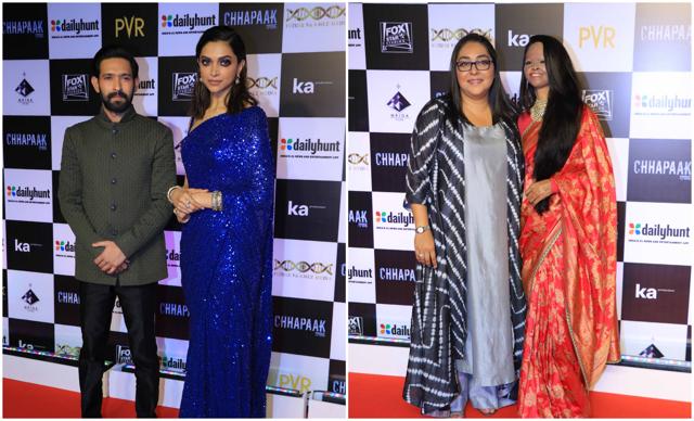 Meghna Gulzar was joined by Laxmi Agarwal on the red carpet (Varinder Chawla) Meghna Gulzar was joined by Laxmi Agarwal on the red carpet (Varinder Chawla)
