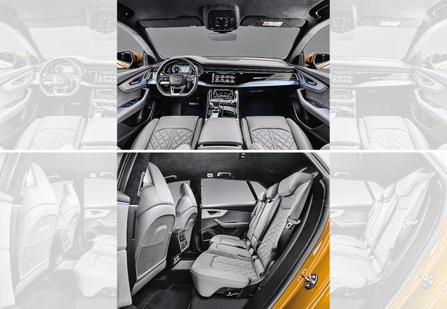 The highly adjustable front seats are finished in rich trimming The highly adjustable front seats are finished in rich trimming