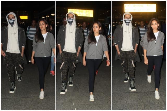 Shahid Kapoor and Mira Rajput are back in Mumbai now. (Varinder Chawla)