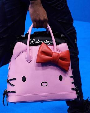 Paris Fashion Week: Balenciaga Hello Kitty Bags Carried by Male Models