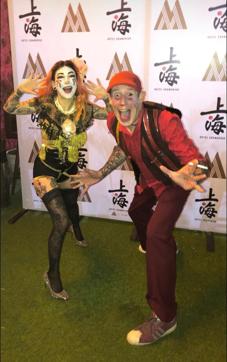 The ‘Cut Throat Freak Show’ at Hotel Shanghigh. The ‘Cut Throat Freak Show’ at Hotel Shanghigh.