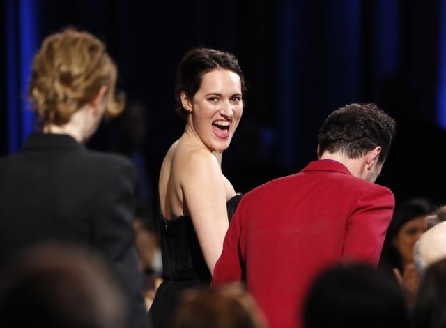 25th Critics Choice Awards: Phoebe Waller-Bridge reacts after winning the Best Comedy Series award for Fleabag. (REUTERS) 25th Critics Choice Awards: Phoebe Waller-Bridge reacts after winning the Best Comedy Series award for Fleabag. (REUTERS)