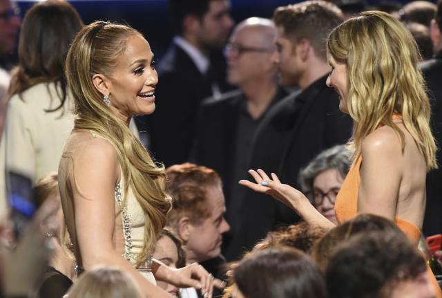 Jennifer Lopez, left, and Laura Dern speak in the audience at the 25th annual Critics' Choice Awards. (Chris Pizzello/Invision/AP) Jennifer Lopez, left, and Laura Dern speak in the audience at the 25th annual Critics' Choice Awards. (Chris Pizzello/Invision/AP)