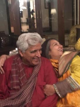 Javed Akhtar and Shabana Azmi.