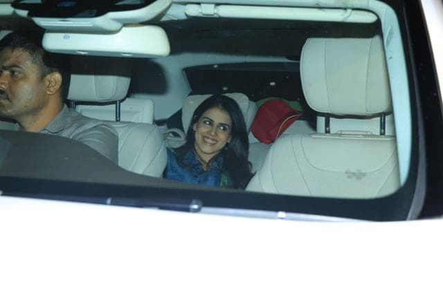 Genelia Deshmukh at the party. Genelia Deshmukh at the party.