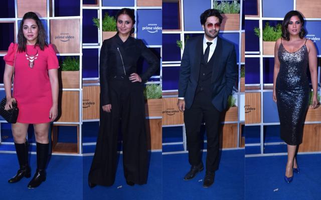 Maanvi Gagroo, Rasika Dugal, Ali Fazal and Richa Chadha at the event. (Varinder Chawla)