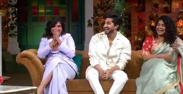 Richa Chadha, Jassie Gill and Ashwiny Iyer Tewari react on The Kapil Sharma Show. Richa Chadha, Jassie Gill and Ashwiny Iyer Tewari react on The Kapil Sharma Show.