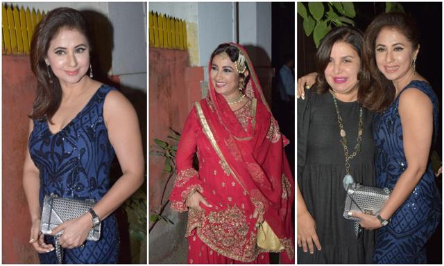 Urmila Matongkar, Divya Dutta and Farah Khan at the party. Urmila Matongkar, Divya Dutta and Farah Khan at the party.