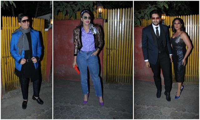 Manish Malhotra, Swara Bhasker, Ali Fazal and Richa Chadha at the party. Manish Malhotra, Swara Bhasker, Ali Fazal and Richa Chadha at the party.