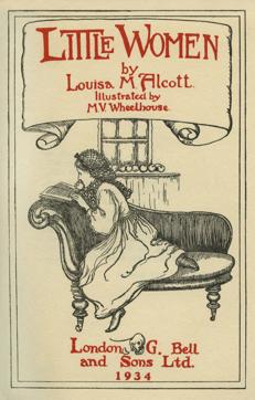 The title page of Little Women by Louisa M Alcott. Illustrations by M V Wheelhouse. (Getty Images) The title page of Little Women by Louisa M Alcott. Illustrations by M V Wheelhouse. (Getty Images)