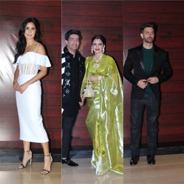Katrina Kaif, Manish Malhotra, Rekha and Hrithik Rosha in attendance. (Varinder Chawla)