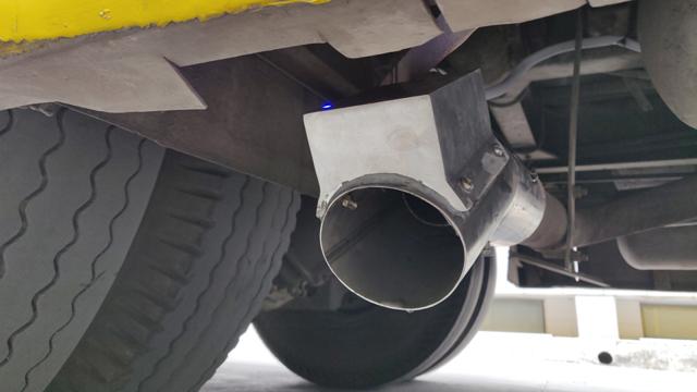 Volvo has introduced a technology which is all about converting a traditional vehicle exhaust pipe into an air purifier. The technology is being introduced in school buses in Delhi-NCR. (Volvo) Volvo has introduced a technology which is all about converting a traditional vehicle exhaust pipe into an air purifier. The technology is being introduced in school buses in Delhi-NCR. (Volvo)