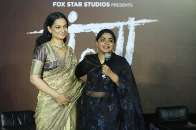 Kangana Ranaut accompanied by Director Ashwiny Iyer Tiwari, at the trailer launch of her upcoming film Panga. (IANS) Kangana Ranaut accompanied by Director Ashwiny Iyer Tiwari, at the trailer launch of her upcoming film Panga. (IANS)