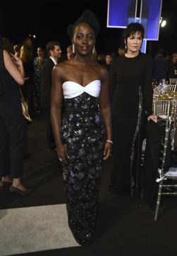Lupita Nyong'o attends the 26th annual Screen Actors Guild Awards at the Shrine Auditorium & Expo Hall on Sunday. (Chris Pizzello/Invision/AP) Lupita Nyong'o attends the 26th annual Screen Actors Guild Awards at the Shrine Auditorium & Expo Hall on Sunday. (Chris Pizzello/Invision/AP)