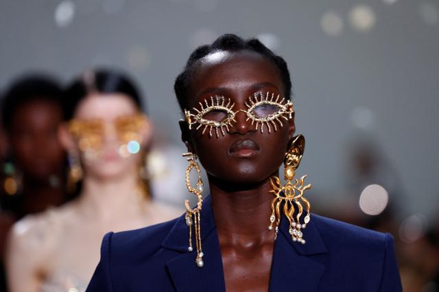Models present creations by designer Daniel Roseberry as part of his Haute Couture Spring/Summer 2020 collection show for fashion house Schiaparelli in Paris, France, January 20, 2020. REUTERS/Francois Lenoir (REUTERS)