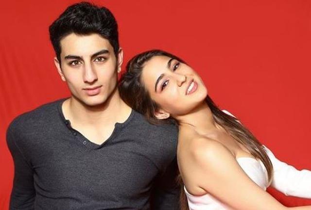Ibrahim Ali Khan with sister Sara Ali Khan. Ibrahim Ali Khan with sister Sara Ali Khan.