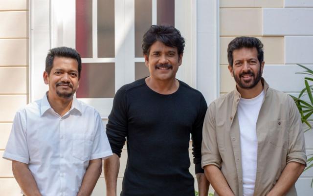 Kabir Khan with Akkineni Nagarjuna.